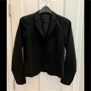 Theory black, wool, fully lined blazer- like new!